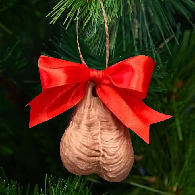 3D Christmas Pendant, Funny Egg Ornaments for Tree - Handmade Hanging Decorations