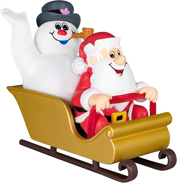 Christmas Ornament 2024, Frosty the Snowman Frosty and Santa Christmas, Movie Gifts