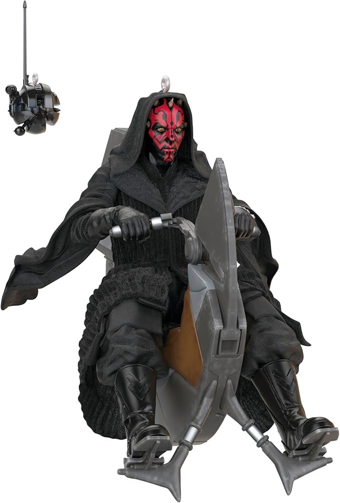 Christmas Ornaments Star Wars Darth Maul and Sith Probe Droid