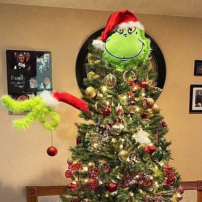 Elf HeadArmsLegs for Christmas Tree Topper Decorations