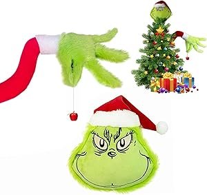Green Christmas Tree Topper - Green Elf Christmas Tree Decorations