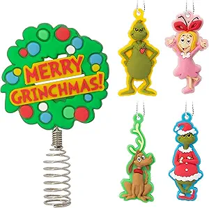 Hallmark Dr. Seuss's How the Grinch Stole Christmas! 5" Miniature Christmas Tree Topper