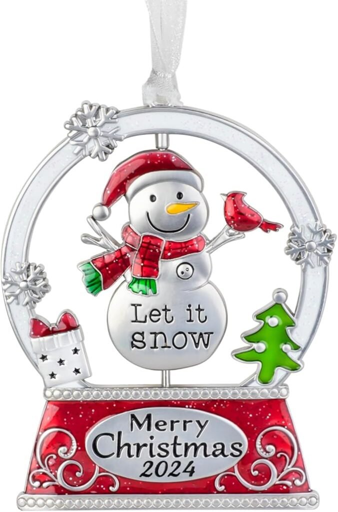 Laraine Christmas Tree Ornaments 2024 Decorative Rotating Hanging
